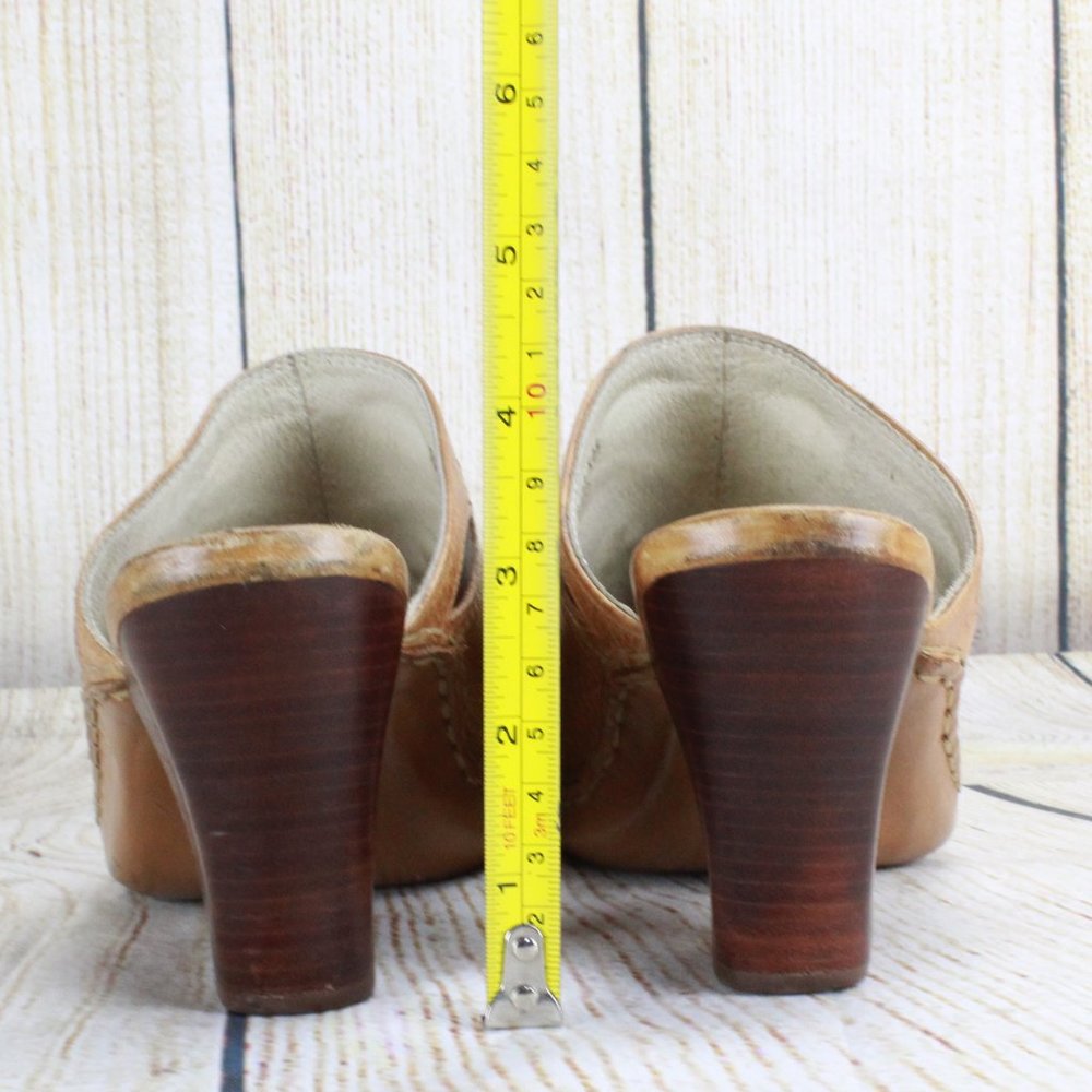 Frye Slip-on Heeled Studded Heels Size 6.5 - Picture 7 of 9